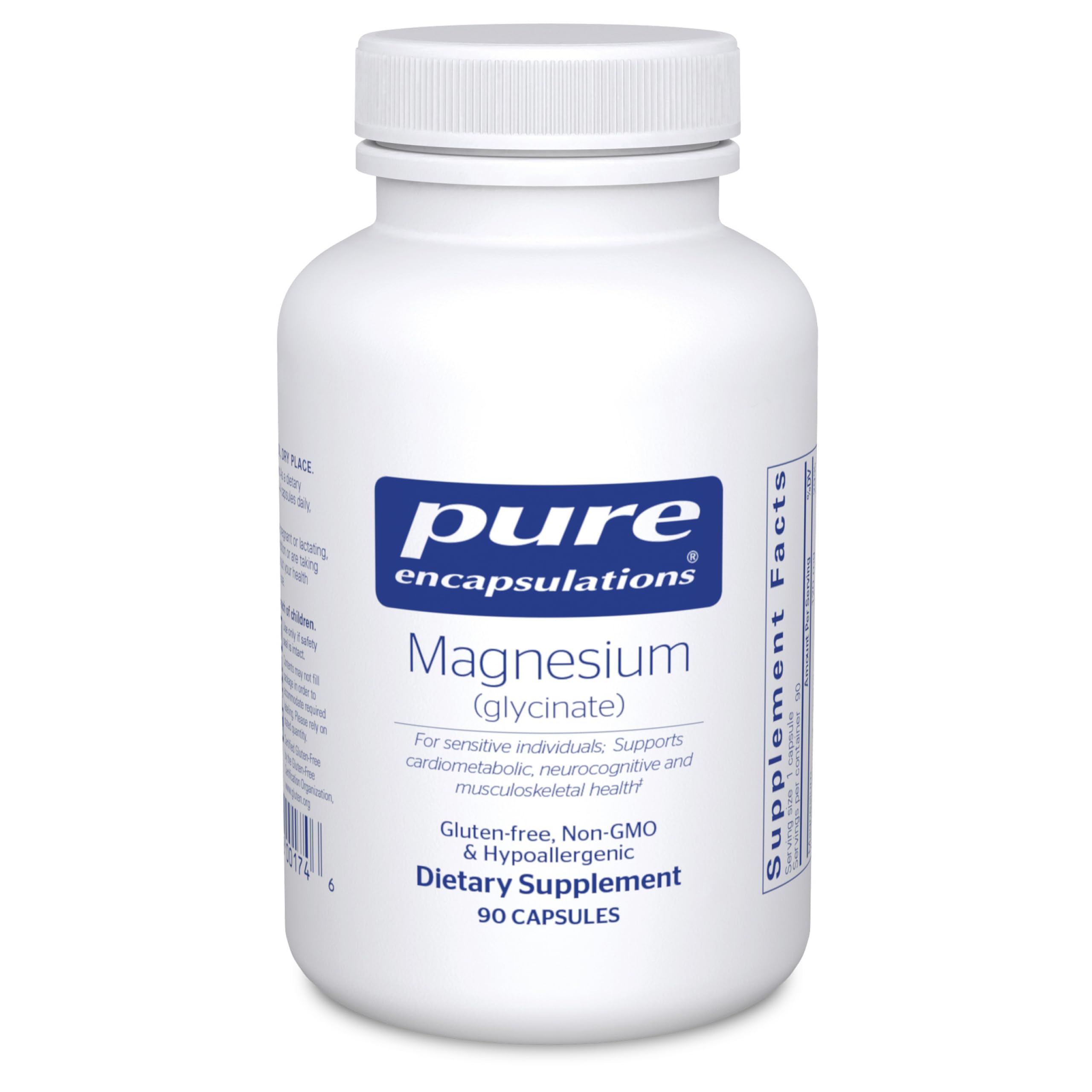 Pure Encapsulations Magnesium (Glycinate) for Stress Relief and Sleep* - 90 Capsules  
Pure Encapsulations Magnesium (Gl